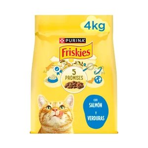 FRISKIES Alimento para gato adulto salmón 4kg