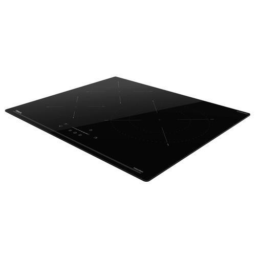 Placa de inducción TEKA IBC 63110 SSM BK, 3 zonas de cocción, 7400W, 9 niveles de potencia por zona, A: 59cm.