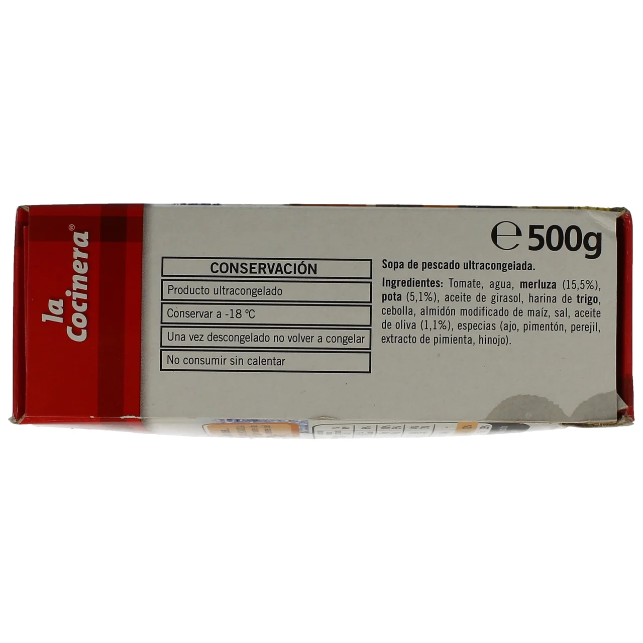 Sopa de pescado mediterránea 500 g.