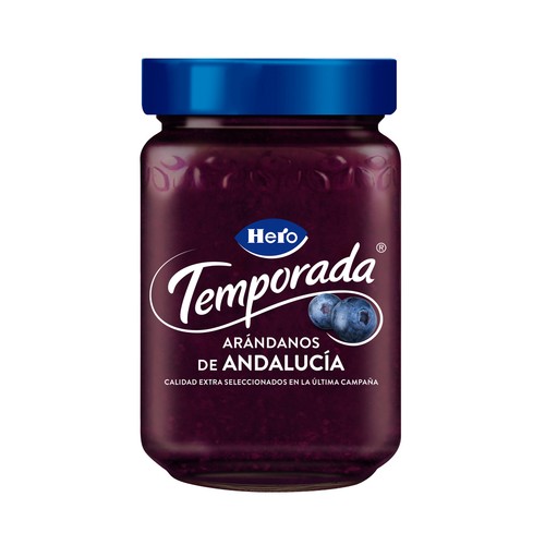 HERO Mermelada de arándanos de temporada 350 g.