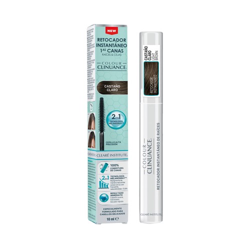 CLEARÉ INSTITUTE Colour clinuance tono castaño claro Retocador de raices y cejas.