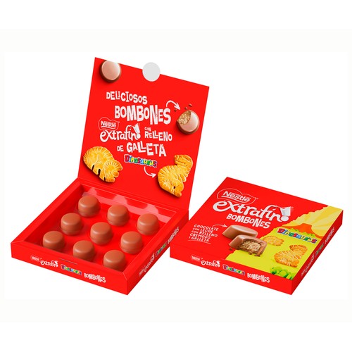 NESTLÉ Bombones dinos extrafino 116 gr.