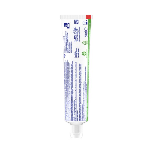 COLGATE Maximum protection Pasta de dientes con flúor, calcio, sabor tradicional 50 ml.