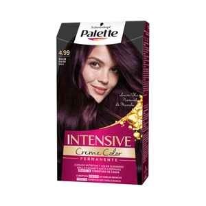 PALETTE Tinte de pelo permanente tono 4.99 violín PALETTE Intensive creme color.