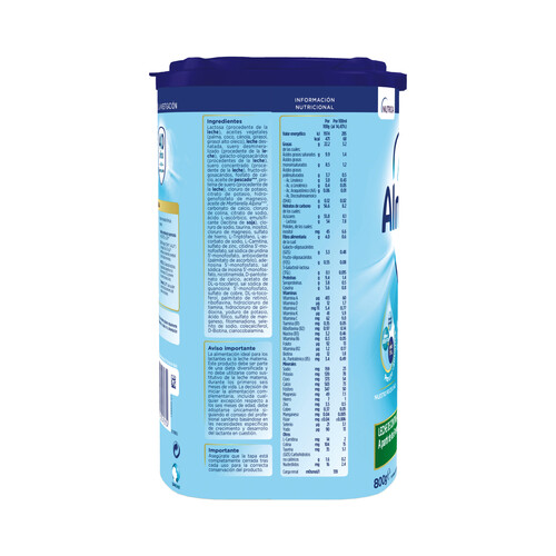 ALMIRÓN Leche (2) de continuación a partir de 6 meses ALMIRÓN Advance 2 800 g.