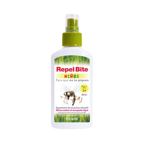 REPEL BITE Spray anti-insectos, para bebñes y niños de más de 1 años REPEL BITE.