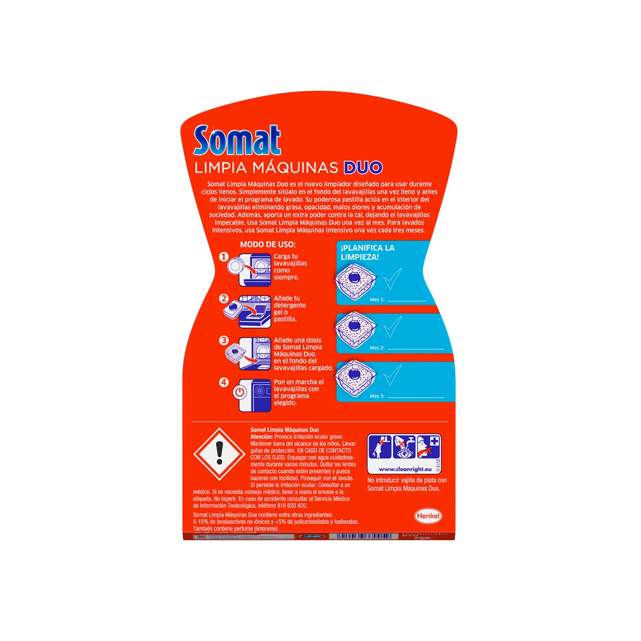 SOMAT Limpia màquinas para lavavajillas solido SOMAT 3 uds. 20 g.