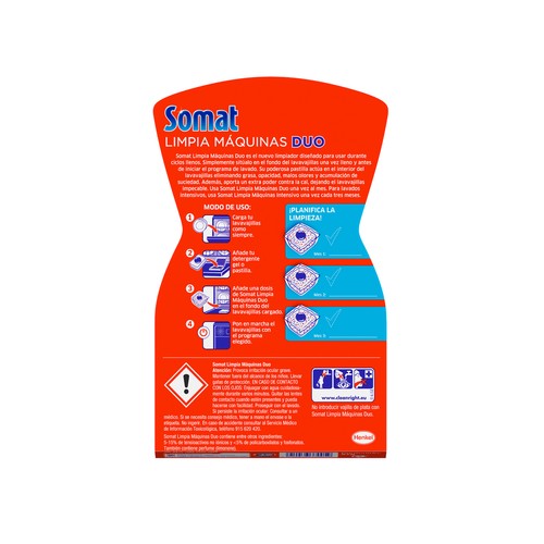 SOMAT Limpia màquinas para lavavajillas solido SOMAT 3 uds. 20 g.