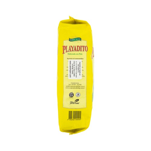PLAYADITO Yerba mate para infusión PLAYADITO bolsa 1 kg.