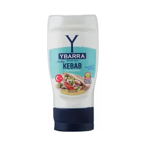 YBARRA Salsa kebab con garantia Halal, sin colorantes 250 ml.