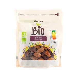 ALCAMPO ECOLÓGICO Almendras, arándanos y pasas 150 g.