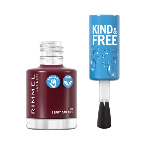 RIMMEL Kind & free Kind & free Laca de uñas a base de plantas, 8 ml.