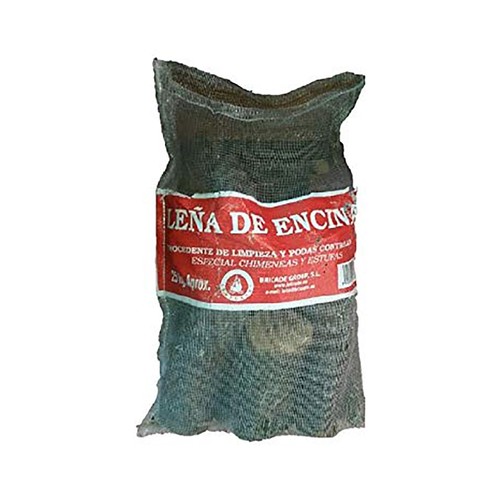 Saco de leña de encina de 10kg, GARDEN SERVICE