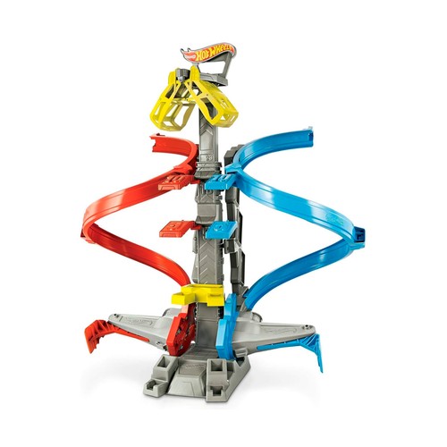 HOT WHEELS Gira y Lanza, pista circuito para cohes +5 Años