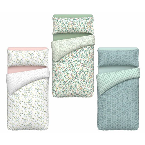 Juego de funda nórdica de microfibra para cama de 105 cm, ACTUEL. Modelos surtidos, 1 unidad.