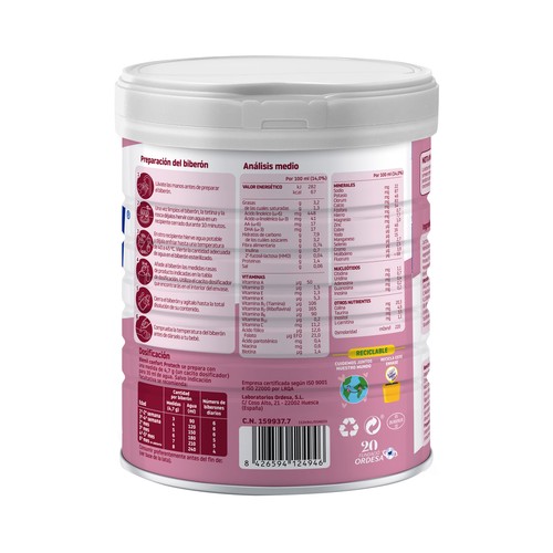 BLEMIL Confort protech Leche en polvo de inicio desde el primer día 800 g.