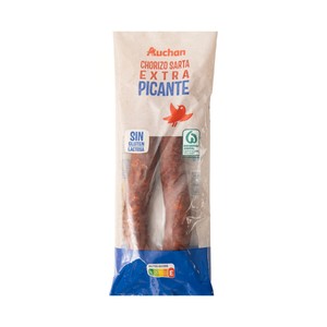 Imagen de AUCHAN Sarta de chorizo picante de categoria extra 280 g. Producto Alcampo
