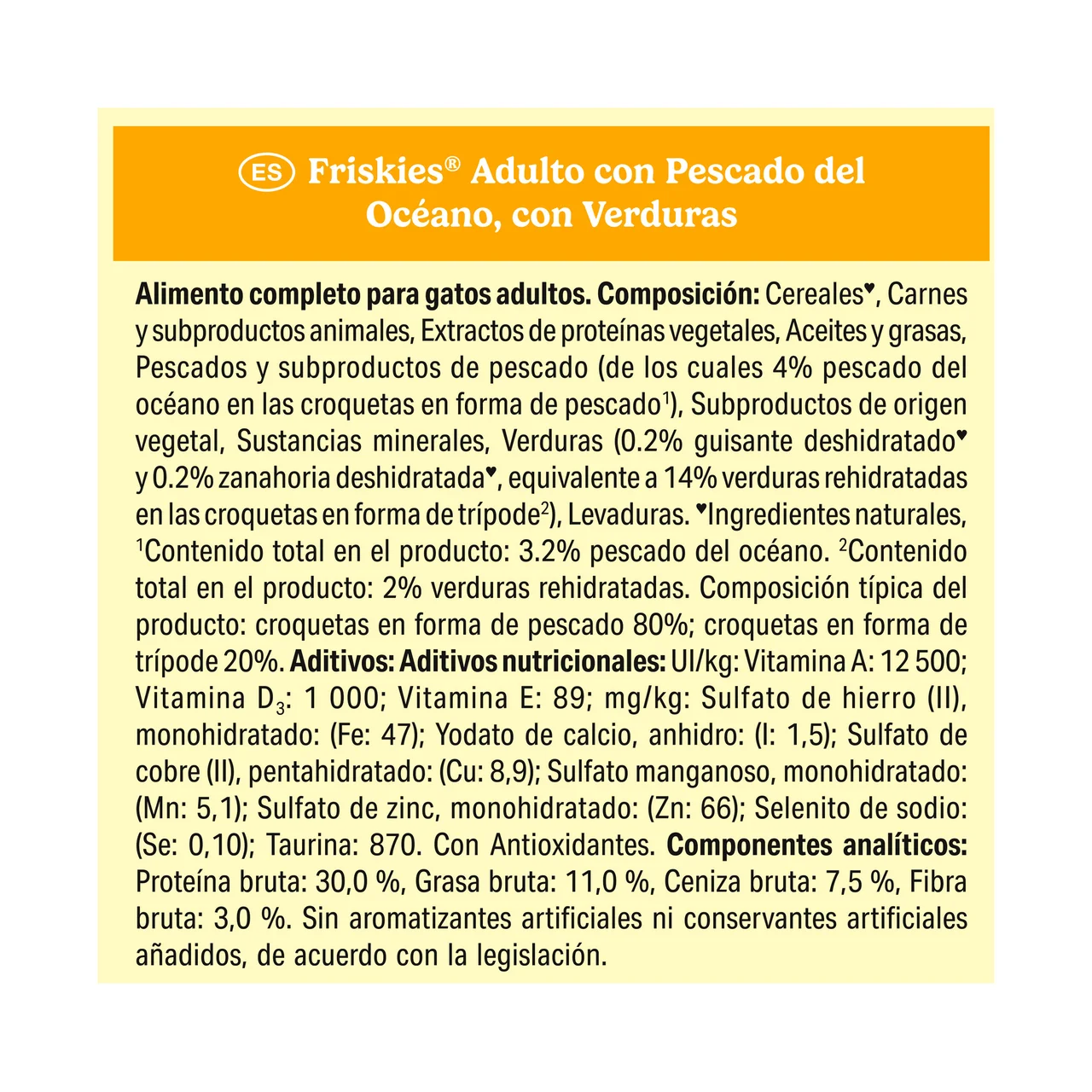 FRISKIES Alimento seco para gato adulto océano y verduras 1,5 kg