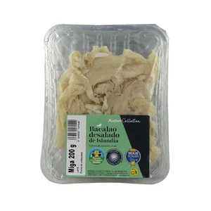 AUCHAN Collection Bacalao desalado Islandia migas 200 g. Producto Alcampo