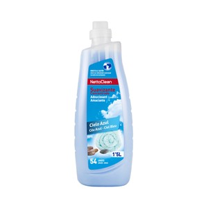 Imagen de NETTOCLEAN Suavizante concentrado con aroma a cielo azul 54 lavados 1.5 l.
