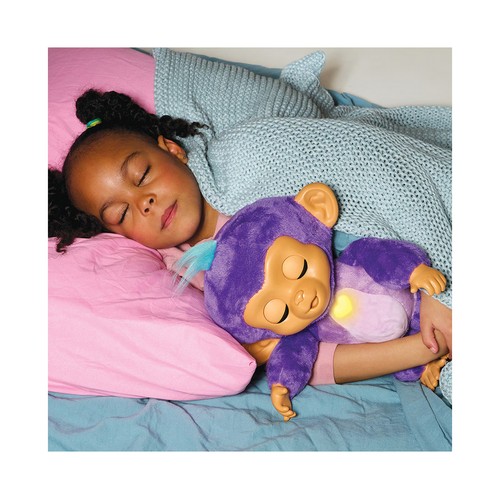Figura Fingerlings cuida y mima, mono interactivo, BIZAK