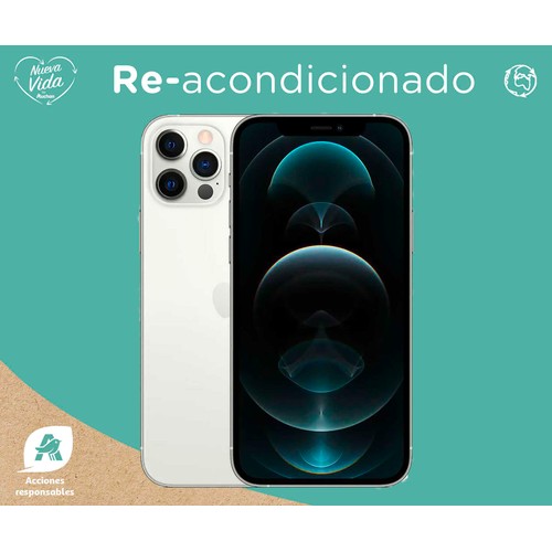 Apple iPHONE 12 Pro 128GB plata (REACONDICIONADO) plata, pantalla