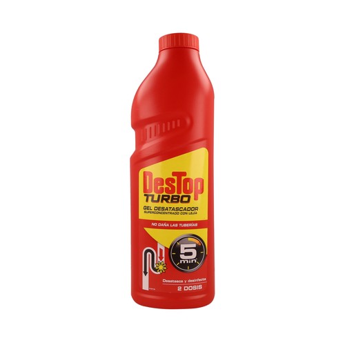 DESTOP Desatascador de tuberías DESTOP TURBO 1 litro