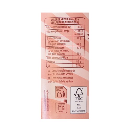 AUCHAN Tarrina de helado de mantequilla de cacachuete 500 ml. 375 g. Producto Alcampo