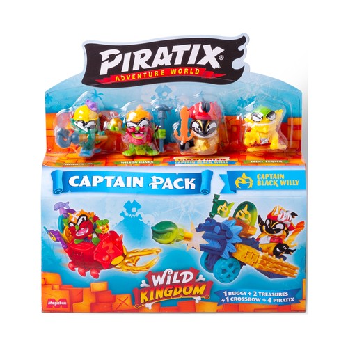 Piratix Wild Kingdom Captain Pack, modelos surtidos MAGIC BOX