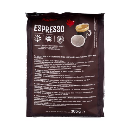 PRODUCTO ALCAMPO Café en cápsulas I7, 36 uds.