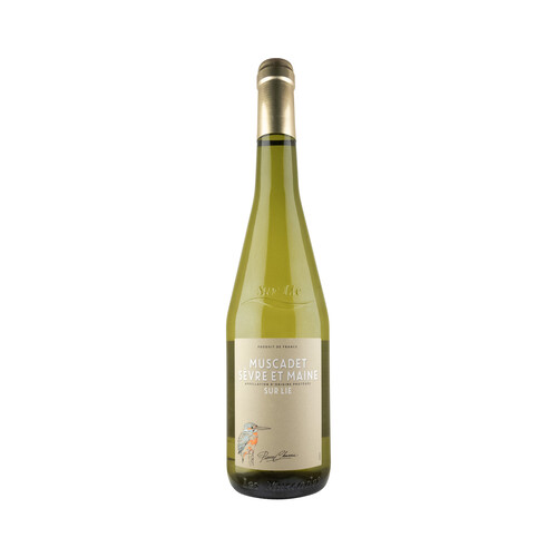 PIERRE CHANAU  Vino blanco Muscadet sérve et maine con apellation d´origine protégée Sur lie PIERRE CHANAU botella de 75 cl.