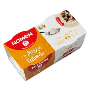 NOMEN Arroz redondo en vasitos pack 2 x 125 g.
