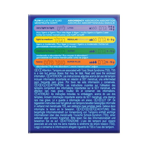 TAMPAX Tampones regular con aplicador TAMPAX Compak 22 uds