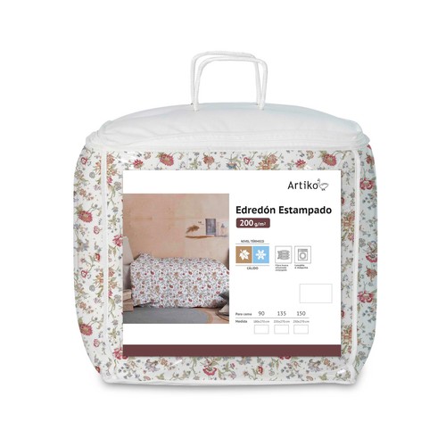 Edredón nórdico estampado cama 135cm, 200g/m², ARTIKO.