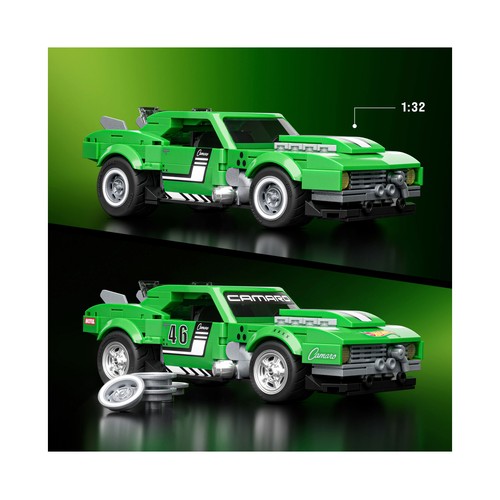 Coche de juguete Camaro by Chevrolet Speed Series, Coleccionable adulto, 289 pcs +10 Años, Hot Wheels MATTEL