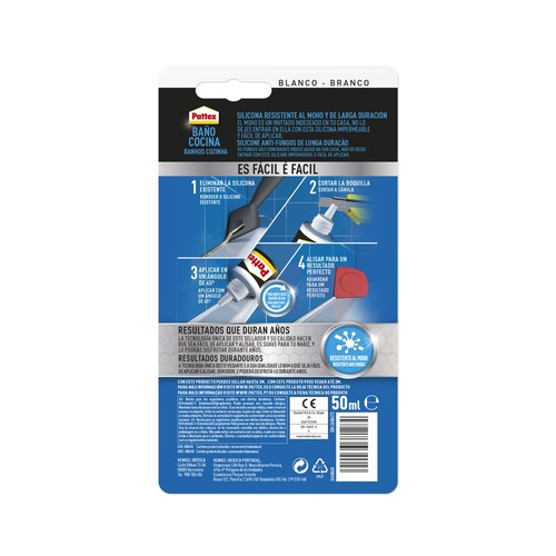 Baños y cocinas blanco 50 ml, PATTEX.
