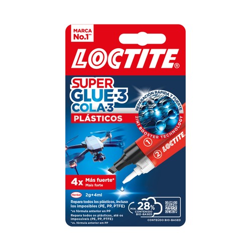 Pegamento LOCTITE especial plásticos 2G+4ml.