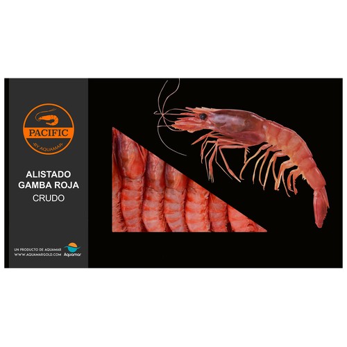 PACIFIC Alistado (gamba roja) 15 / 25 cruda y ultracongelada, especial plancha PACIFIC 500 g (P.N).