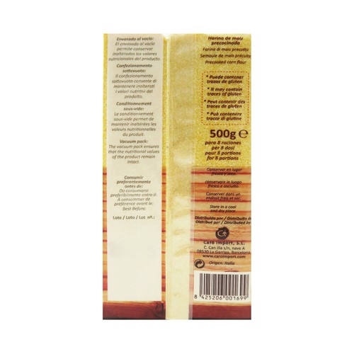 DOÑA PETRONA Polenta (harina de maíz precocinada) 500 g.