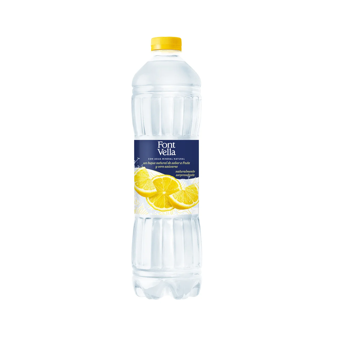 Agua mineral con un toque de sabor a limón botella 1,15 l.