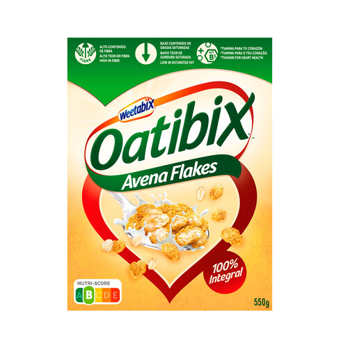 WEETABIX Cereales avena Oatibix WEETABIX 550 g.