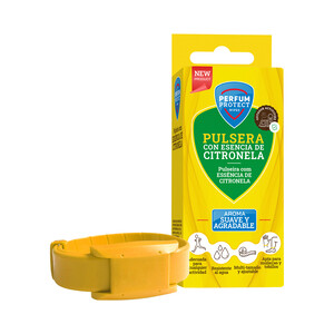 Imagen de PERFUM PROTECT Pulsera para mosquitos con esencia de citronela con aroma suave y agradable PERFUM PROTECT.