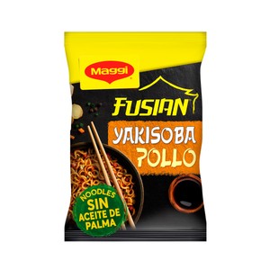 Imagen de MAGGI Fusian Yakisoba (Fideos Orientales) con sabor a pollo 120 g