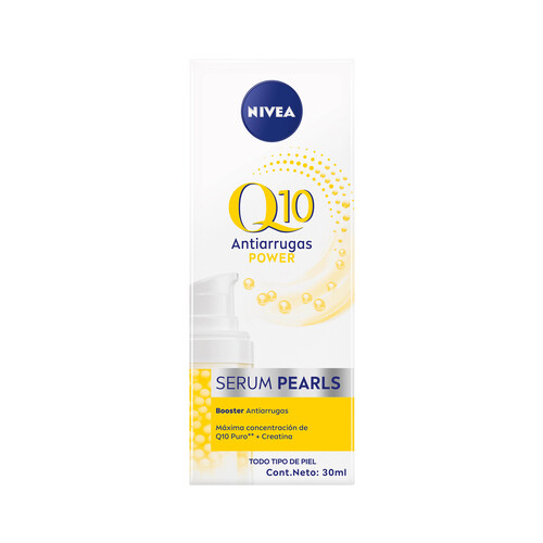 Sérum antiarrugas para una piel con aspecto más firme y joven NIVEA Q10 power 30 ml.