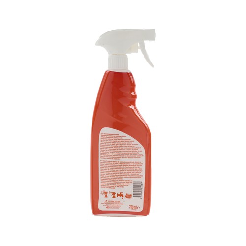 PRODUCTO ALCAMPO Limpiador de cocina desengrasante en spray 750 ml.