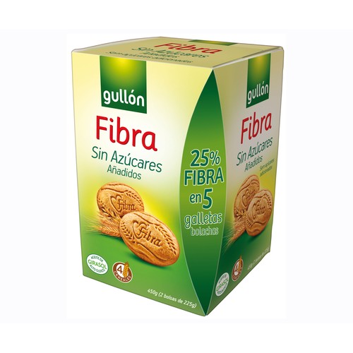 GULLÓN Diet Galletas de fibra 450 g.