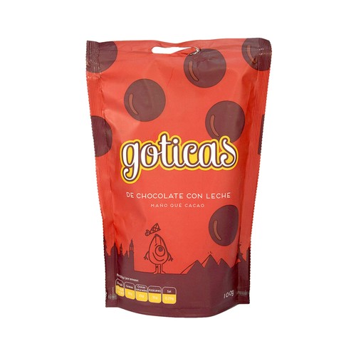 MAÑOCAO Snack de goticas de chocolate 100 g.