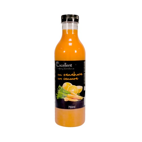EXCELLENT Zumo de naranja con zanahoria EXCELLENT 750 ml.