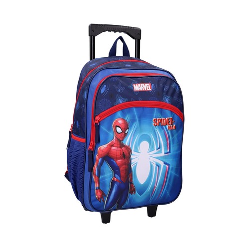 Mochila con ruedas 2 compartimentos. SPIDERMAN