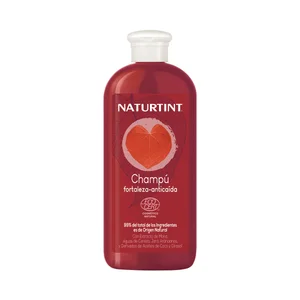 NATURTINT Champú fortificante y anti-caida, para cabellos débiles y sin densidad NATURTINT 330 ml.